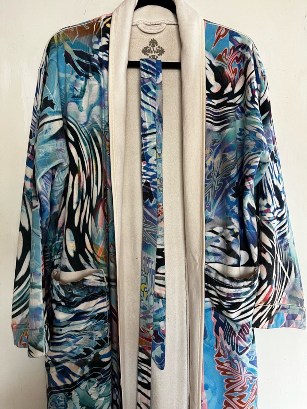 Psychedelic trippy hippie boho streetwear Wrap up by VP robe